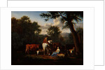 Landscape with Cattle and Figures, 1664 by Adriaen van de Velde