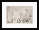 No.0613 The West Room and the Dome Room of Old University Library, Cambridge, 1800 by Thomas Rowlandson