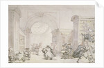 No.0613 The West Room and the Dome Room of Old University Library, Cambridge, 1800 by Thomas Rowlandson