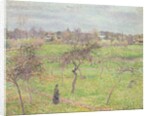 Apple Trees in a Meadow at Eragny, 1894 by Camille Pissarro