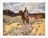 Indian on Horseback with Colt, c.1930 by Walter Ufer