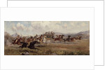 Sioux Attacking a Stagecoach, 1909 by Charles Schreyvogel