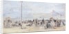 People on the Beach, Trouville, 1866 by Eugene Louis Boudin