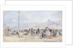 People on the Beach, Trouville, 1866 by Eugene Louis Boudin