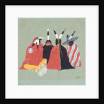 Kiowa Making Medicine, 1929 by Monroe Tsatoke