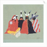 Kiowa Making Medicine, 1929 by Monroe Tsatoke