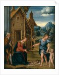 Adoration of the Child with Raphael and Tobias, c.1510 by Domenico Panetti