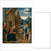 Adoration of the Child with Raphael and Tobias, c.1510 by Domenico Panetti