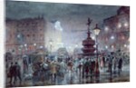Piccadilly Circus at Night, 1911 by Thomas Prytherch