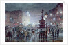 Piccadilly Circus at Night, 1911 by Thomas Prytherch