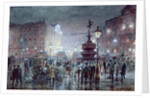 Piccadilly Circus at Night, 1911 by Thomas Prytherch