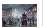 Piccadilly Circus at Night, 1911 by Thomas Prytherch