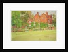 The Croquet Lawn at The Woodrow, 1911 by Wilfrid Williams Ball