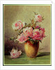 Pink Roses in a Yellow Vase by John Porter Wale