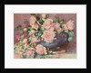 A Bowl of Pink Roses by Melicent Grose