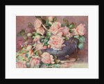 A Bowl of Pink Roses by Melicent Grose