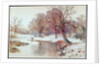 Snowy Landscape with Deer by Arthur Willett
