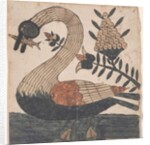Bird with Fish, Fraktur Painting, c.1810 by American School