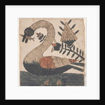 Bird with Fish, Fraktur Painting, c.1810 by American School