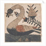 Bird with Fish, Fraktur Painting, c.1810 by American School
