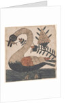 Bird with Fish, Fraktur Painting, c.1810 by American School