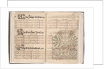 Pages from a hymnal by School American