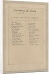 List of Characters, c.1920s by Joseph Clayton Clarke