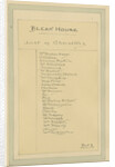 List of Characters, c.1920s by Joseph Clayton Clarke