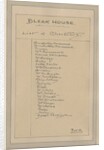 List of Characters, c.1920s by Joseph Clayton Clarke