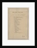 List of Characters, c.1920s by Joseph Clayton Clarke