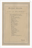 List of Characters, c.1920s by Joseph Clayton Clarke