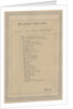 List of Characters, c.1920s by Joseph Clayton Clarke