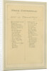 List of Characters, c.1920s by Joseph Clayton Clarke