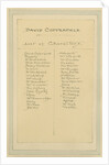 List of Characters, c.1920s by Joseph Clayton Clarke