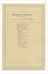 List of Characters for Barnaby Rudge, c.1920s by Joseph Clayton Clarke