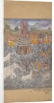 The Gods and Asuras Churn the Ocean of Milk, page from a dispersed Razmnama, c.1598-99 by Fattu