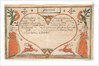 Birth and Baptismal Certificate for Johannes Kemp by Springing Deer Artist