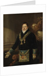 Augustus Frederick, Duke of Sussex as Grand Master, 1827 by J. Naish