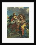 A Turk Surrenders to a Greek Horseman, 1856 by Ferdinand Victor Eugene Delacroix
