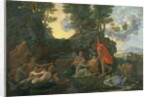 The Infant Bacchus Entrusted to the Nymphs of Nysa; The Death of Echo and Narcissus, 1657 by Nicolas Poussin