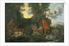 The Infant Bacchus Entrusted to the Nymphs of Nysa; The Death of Echo and Narcissus, 1657 by Nicolas Poussin