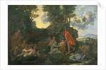 The Infant Bacchus Entrusted to the Nymphs of Nysa; The Death of Echo and Narcissus, 1657 by Nicolas Poussin