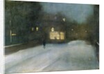 Nocturne in Grey and Gold: Chelsea Snow, 1876 by James Abbott McNeill Whistler