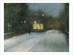 Nocturne in Grey and Gold: Chelsea Snow, 1876 by James Abbott McNeill Whistler