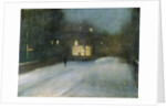 Nocturne in Grey and Gold: Chelsea Snow, 1876 by James Abbott McNeill Whistler