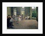 The Rehearsal, c.1873-78 by Edgar Degas