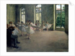 The Rehearsal, c.1873-78 by Edgar Degas