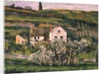 Small Houses at Auvers, c.1873-74 by Paul Cezanne