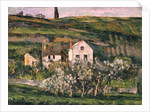 Small Houses at Auvers, c.1873-74 by Paul Cezanne