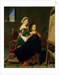 Raphael and the Fornarina, 1814 by Jean Auguste Dominique Ingres